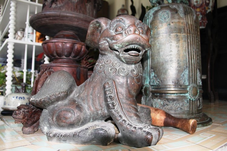 [Cổ vật tinh hoa:http://covattinhhoa.vn/]... kỳ lân, chuông đồng...