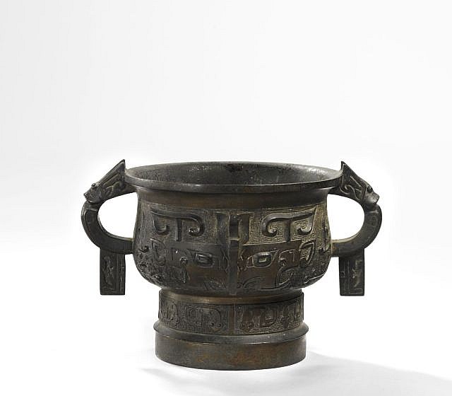 [Cổ vật tinh hoa: http://covattinhhoa.vn/] Lư hương đồng thời Thanh